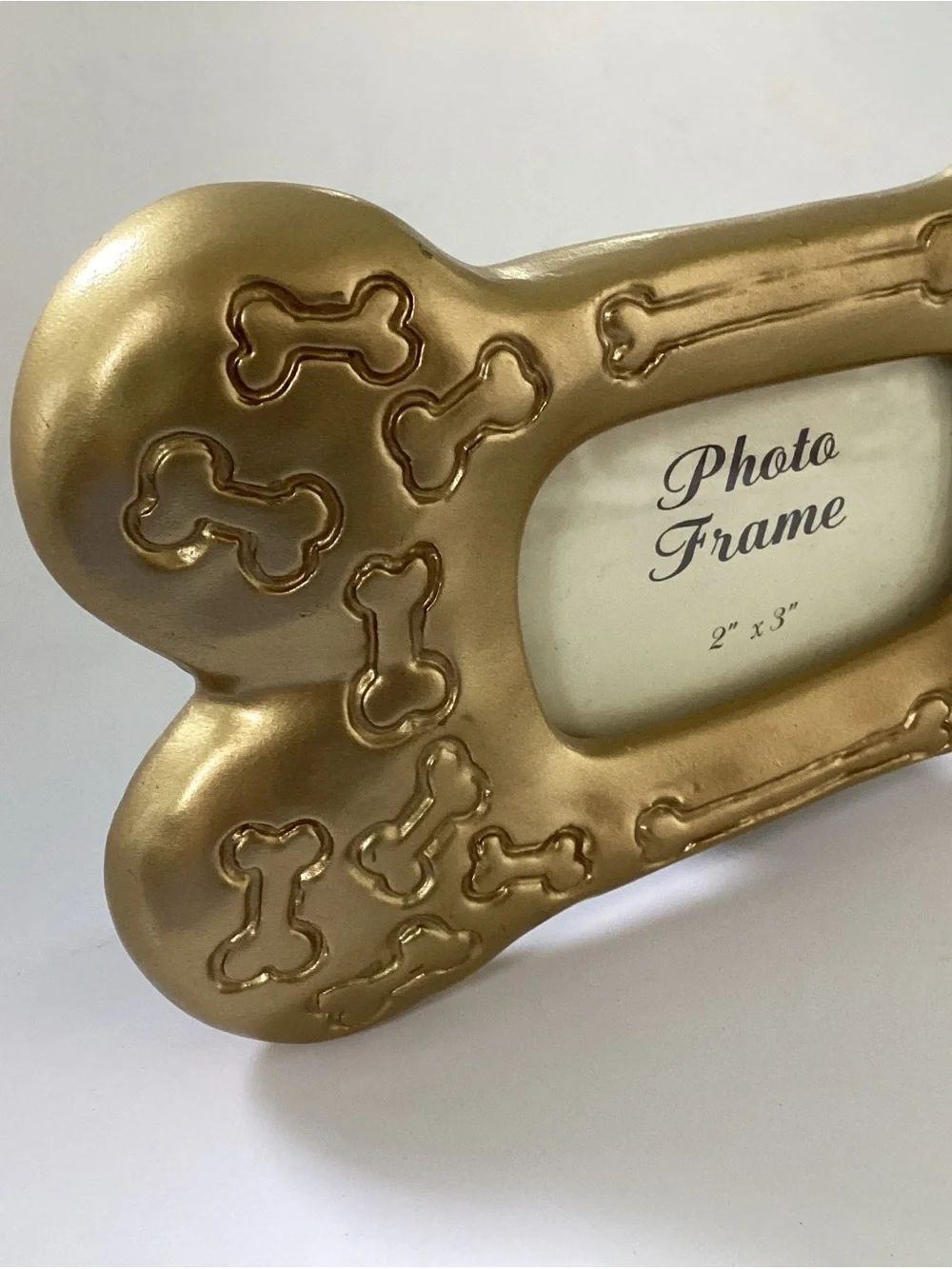 Resin Gold Bone-Shaped Photo Frame - 2